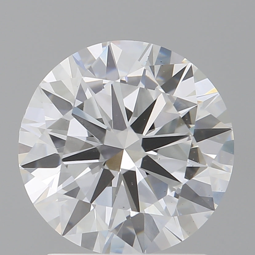 2.00 Carat Round Shaped, Excellent Cut, F Color, VS1 Clarity, IGI Certified Lab Grown Diamond