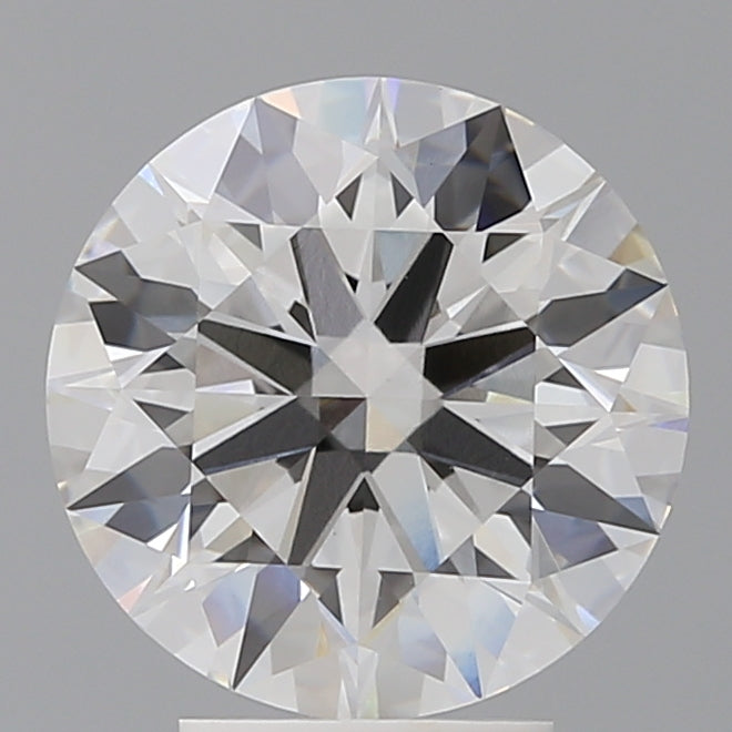 4.10 Carat Round Shaped, Ideal Cut, E Color, VVS2 Clarity, IGI Certified Lab Grown Diamond