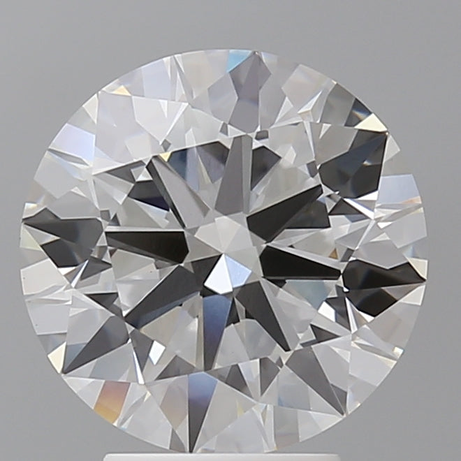 4.05 Carat Round Shaped, Ideal Cut, E Color, VVS2 Clarity, IGI Certified Lab Grown Diamond