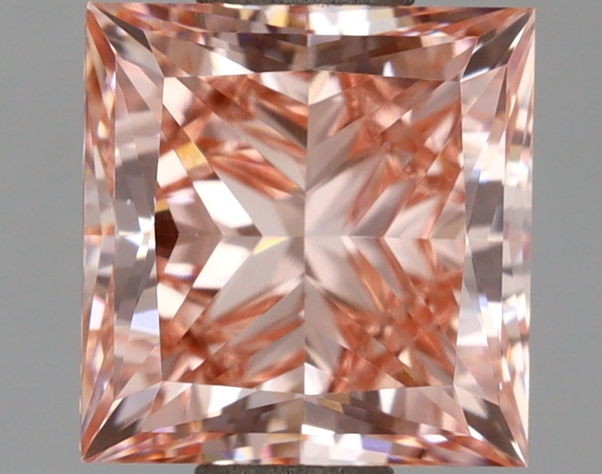 1.66 Carat Princess Shaped, Ideal Cut, VS1 Clarity, IGI Certified Lab Grown Diamond