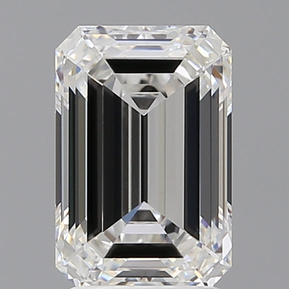 2.55 Carat Emerald Shaped, Ideal Cut, E Color, VVS2 Clarity, IGI Certified Lab Grown Diamond