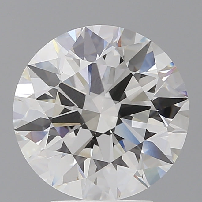 4.09 Carat Round Shaped, Ideal Cut, F Color, VVS2 Clarity, IGI Certified Lab Grown Diamond