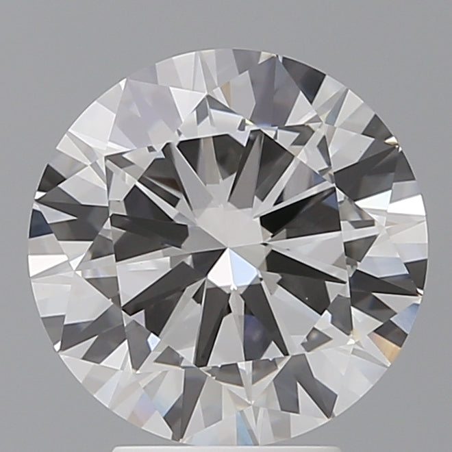 4.00 Carat Round Shaped, Excellent Cut, E Color, VVS2 Clarity, IGI Certified Lab Grown Diamond