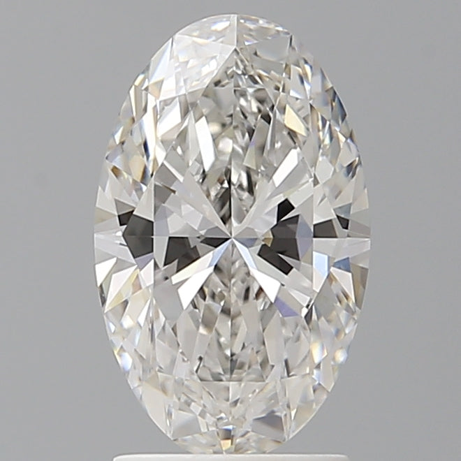2.10 Carat Oval Shaped, Ideal Cut, F Color, VVS2 Clarity, IGI Certified Lab Grown Diamond