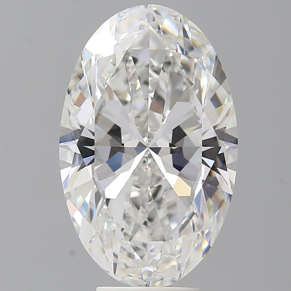 6.95 Carat Oval Shaped, Ideal Cut, E Color, VVS2 Clarity, IGI Certified Lab Grown Diamond