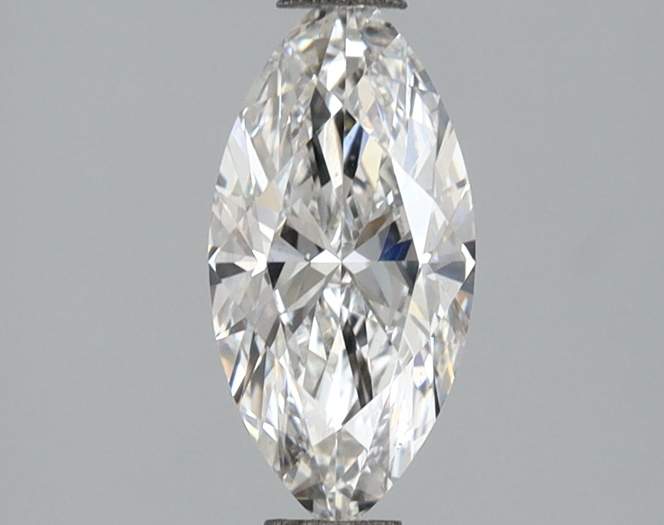 1.09 Carat Marquise Shaped, Ideal Cut, F Color, VVS2 Clarity, IGI Certified Lab Grown Diamond