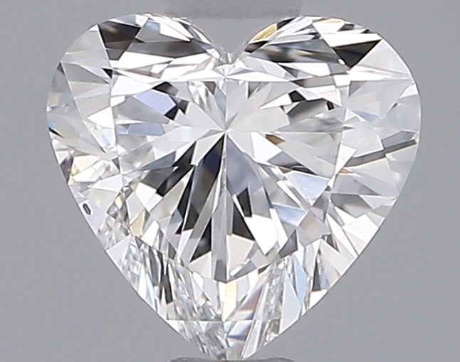 0.81 Carat Heart Shaped, Ideal Cut, D Color, VS2 Clarity, IGI Certified Lab Grown Diamond