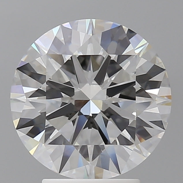 3.51 Carat Round Shaped, Ideal Cut, E Color, VVS2 Clarity, IGI Certified Lab Grown Diamond