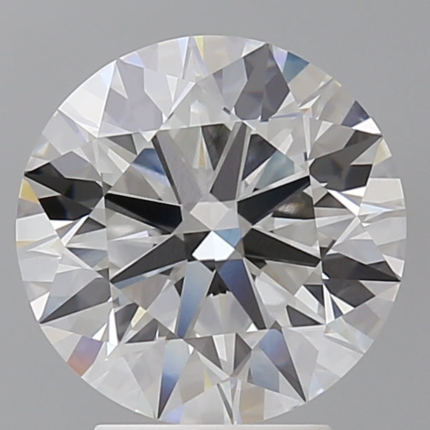 3.58 Carat Round Shaped, Ideal Cut, F Color, VVS2 Clarity, IGI Certified Lab Grown Diamond