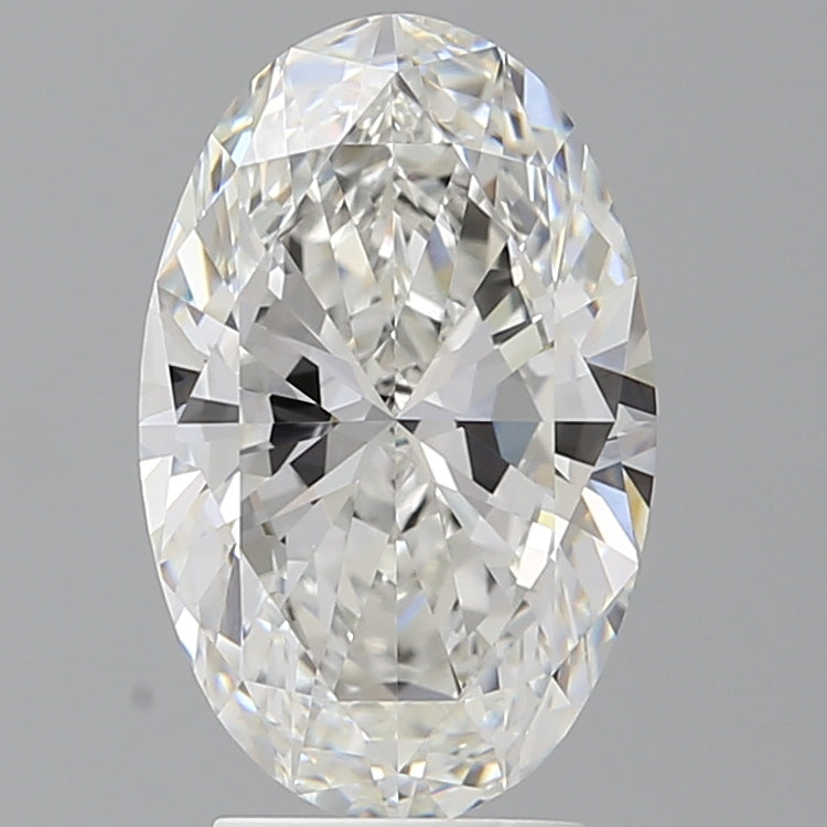 3.53 Carat Oval Shaped, Ideal Cut, F Color, VVS2 Clarity, IGI Certified Lab Grown Diamond