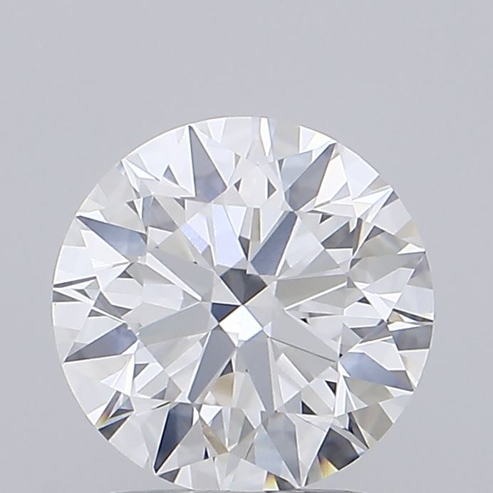 2.09 Carat Round Shaped, Ideal Cut, F Color, VVS2 Clarity, IGI Certified Lab Grown Diamond