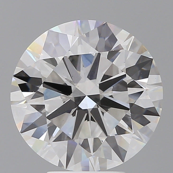5.54 Carat Round Shaped, Ideal Cut, F Color, VVS2 Clarity, IGI Certified Lab Grown Diamond