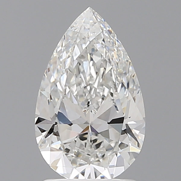1.59 Carat Pear Shaped, Ideal Cut, E Color, VVS2 Clarity, IGI Certified Lab Grown Diamond