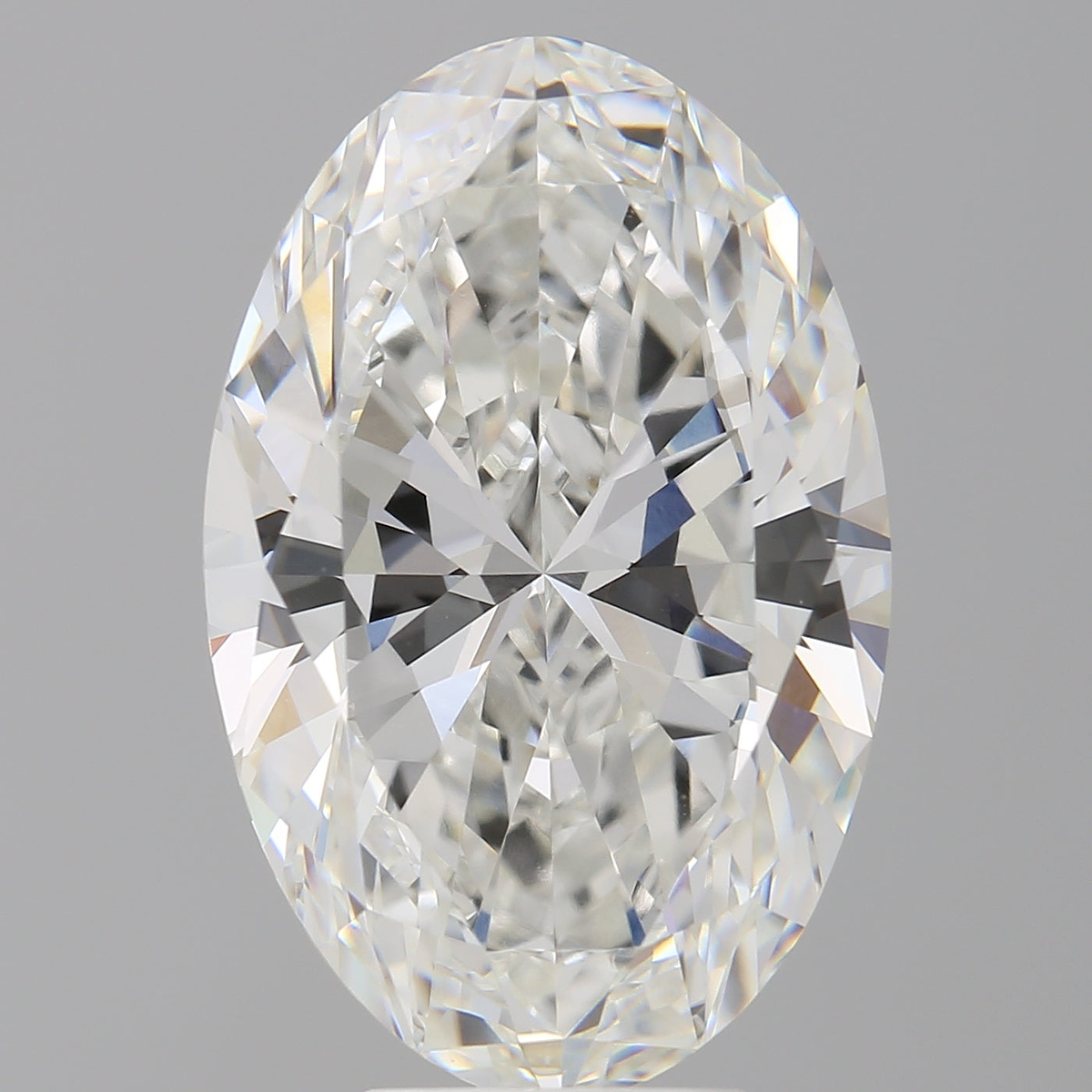 7.09 Carat Oval Shaped, Ideal Cut, F Color, VVS2 Clarity, IGI Certified Lab Grown Diamond