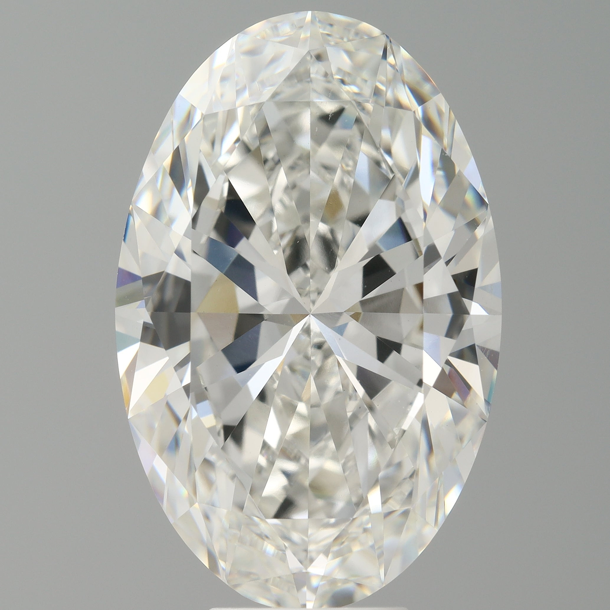 9.10 Carat Oval Shaped, Ideal Cut, F Color, VVS2 Clarity, IGI Certified Lab Grown Diamond