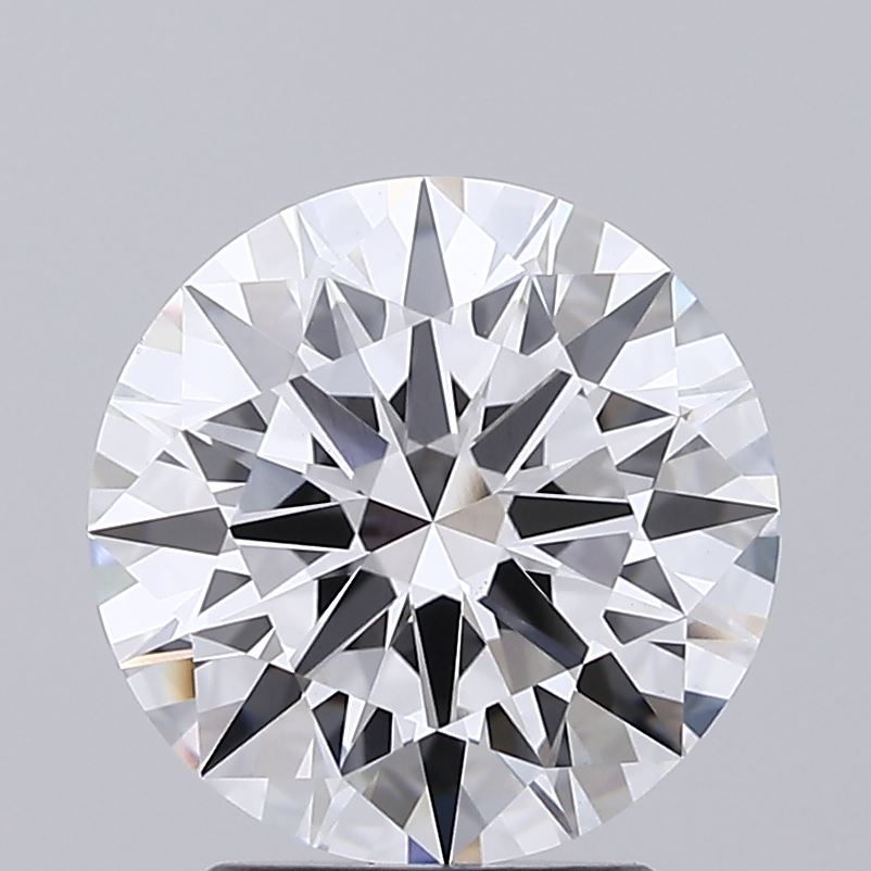 2.82 Carat Round Shaped, Ideal Cut, D Color, VVS2 Clarity, IGI Certified Lab Grown Diamond