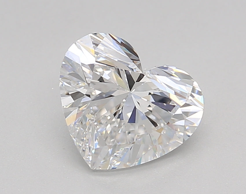 1.47 Carat Heart Shaped, Ideal Cut, D Color, VS1 Clarity, IGI Certified Lab Grown Diamond
