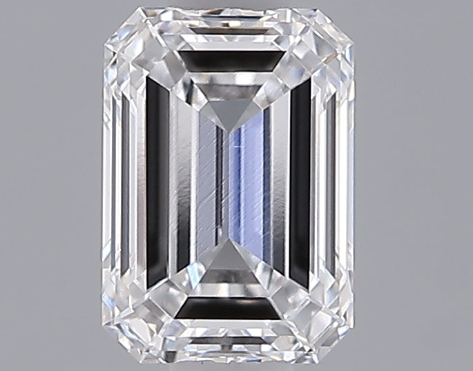1.03 Carat Emerald Shaped, Ideal Cut, D Color, VVS1 Clarity, IGI Certified Lab Grown Diamond