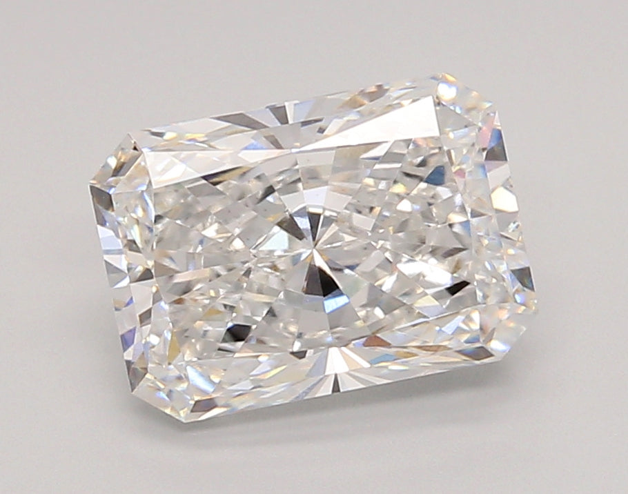 3.03 Carat Radiant Shaped, Ideal Cut, E Color, VS1 Clarity, IGI Certified Lab Grown Diamond