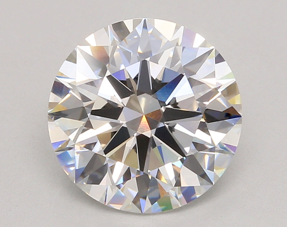 5.04 Carat Round Shaped, Ideal Cut, F Color, VVS2 Clarity, IGI Certified Lab Grown Diamond