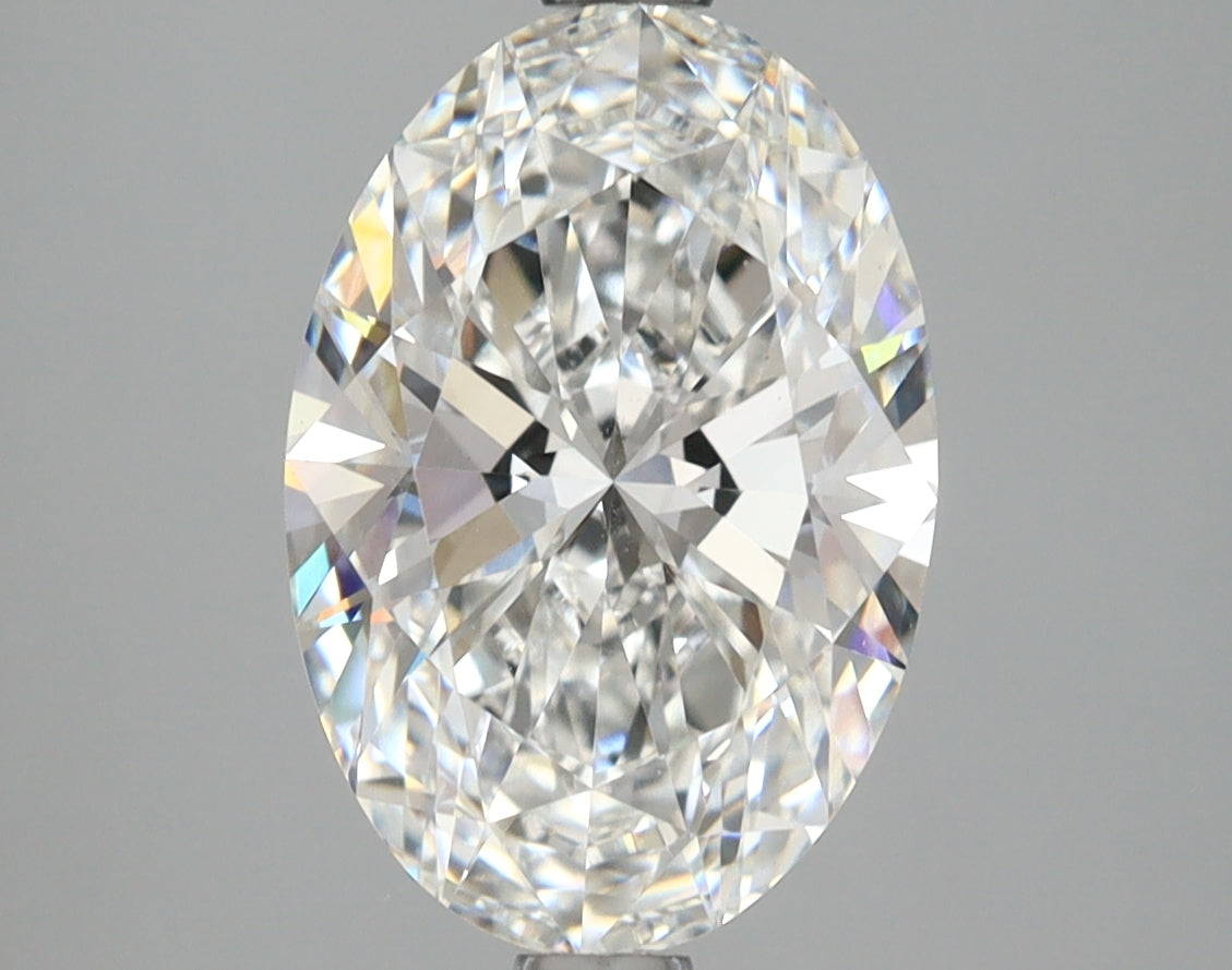 3.09 Carat Oval Shaped, Ideal Cut, E Color, VVS2 Clarity, IGI Certified Lab Grown Diamond