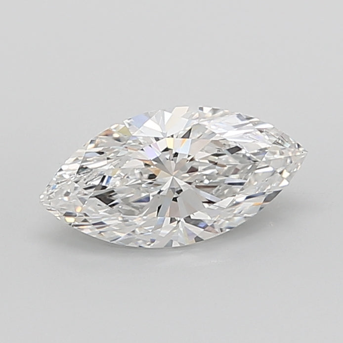 3.02 Carat Marquise Shaped, Ideal Cut, E Color, VVS2 Clarity, IGI Certified Lab Grown Diamond