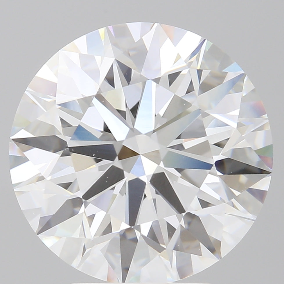 5.05 Carat Round Shaped, Excellent Cut, E Color, VVS2 Clarity, IGI Certified Lab Grown Diamond