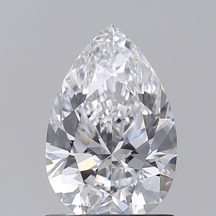 1.01 Carat Pear Shaped, Excellent Cut, D Color, VVS1 Clarity, IGI Certified Lab Grown Diamond