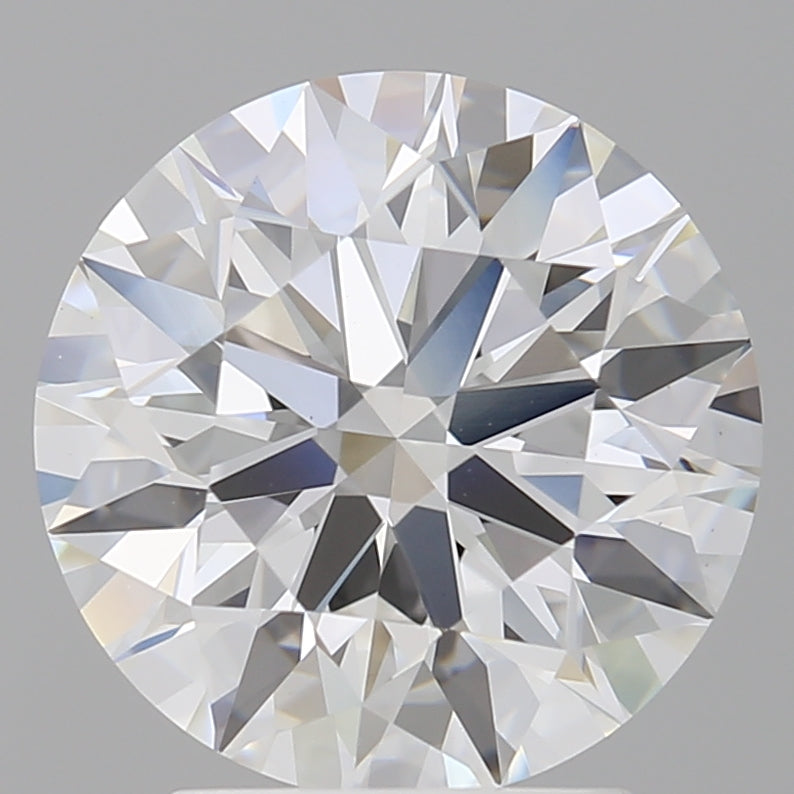 3.04 Carat Round Shaped, Ideal Cut, E Color, VVS2 Clarity, IGI Certified Lab Grown Diamond
