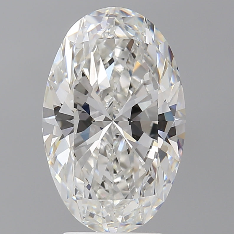 4.02 Carat Oval Shaped, Ideal Cut, E Color, VVS2 Clarity, IGI Certified Lab Grown Diamond