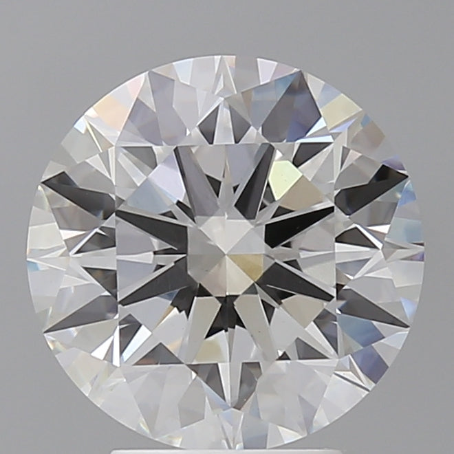4.03 Carat Round Shaped, Ideal Cut, F Color, VVS2 Clarity, IGI Certified Lab Grown Diamond