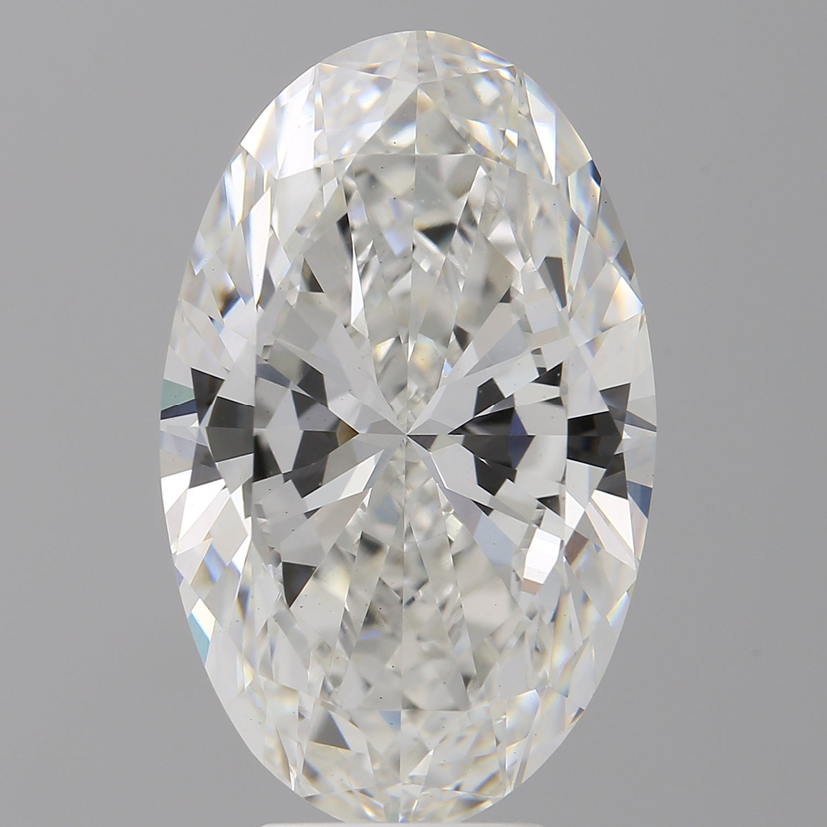 7.08 Carat Oval Shaped, Ideal Cut, F Color, VVS2 Clarity, IGI Certified Lab Grown Diamond