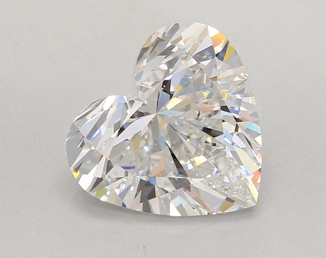 4.08 Carat Heart Shaped, Ideal Cut, E Color, VS1 Clarity, IGI Certified Lab Grown Diamond