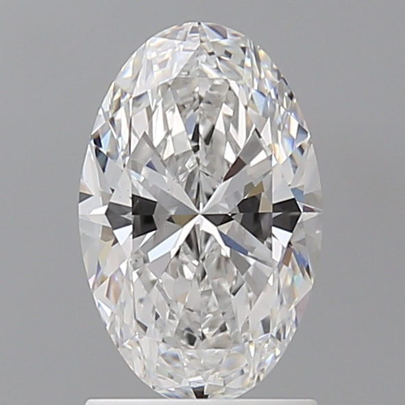 1.55 Carat Oval Shaped, Ideal Cut, D Color, VS1 Clarity, IGI Certified Lab Grown Diamond