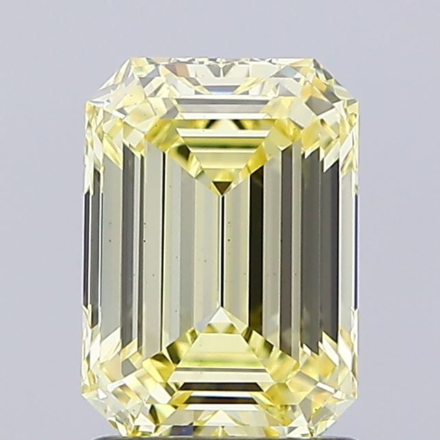1.55 Carat Emerald Shaped, Ideal Cut, VS1 Clarity, IGI Certified Lab Grown Diamond