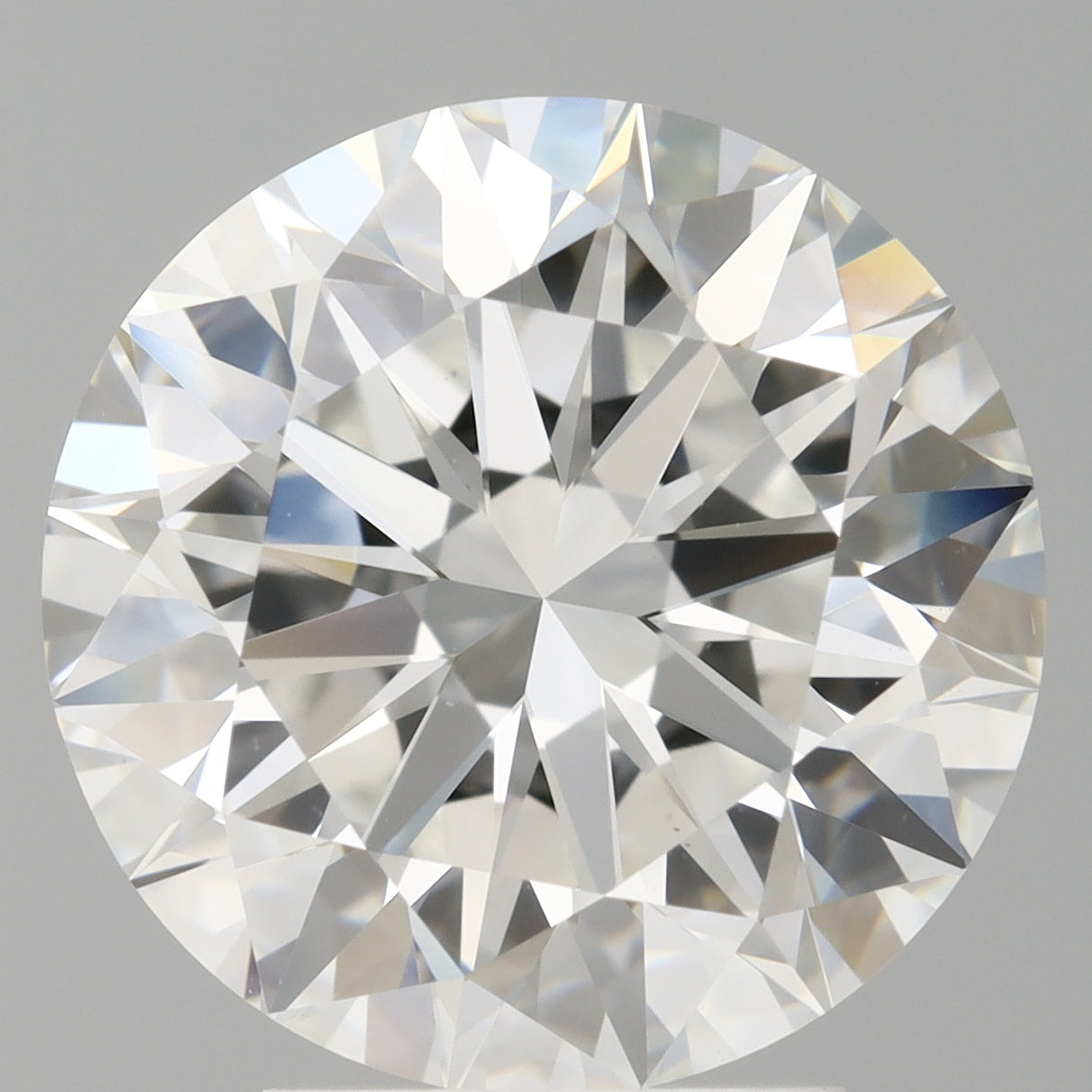4.00 Carat Round Shaped, Excellent Cut, E Color, VVS2 Clarity, IGI Certified Lab Grown Diamond
