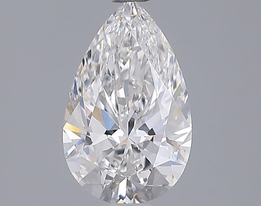 1.57 Carat Pear Shaped, Ideal Cut, D Color, VVS2 Clarity, IGI Certified Lab Grown Diamond