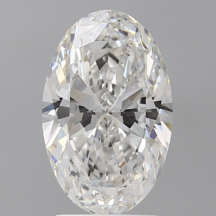 2.58 Carat Oval Shaped, Ideal Cut, E Color, VVS2 Clarity, IGI Certified Lab Grown Diamond