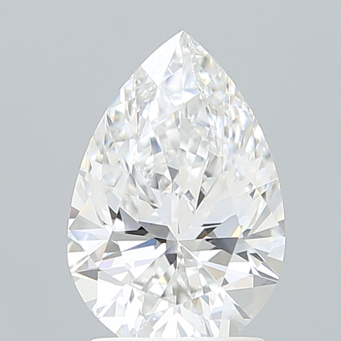 2.04 Carat Pear Shaped, Ideal Cut, D Color, VVS1 Clarity, IGI Certified Lab Grown Diamond