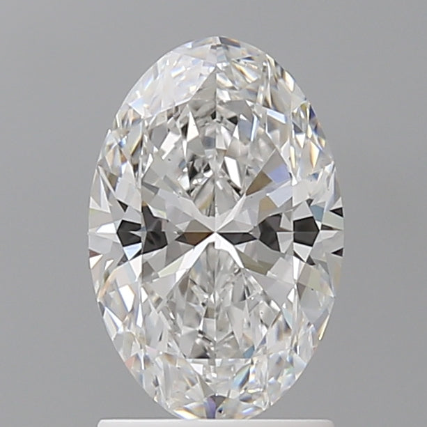 1.59 Carat Oval Shaped, Ideal Cut, E Color, VVS2 Clarity, IGI Certified Lab Grown Diamond