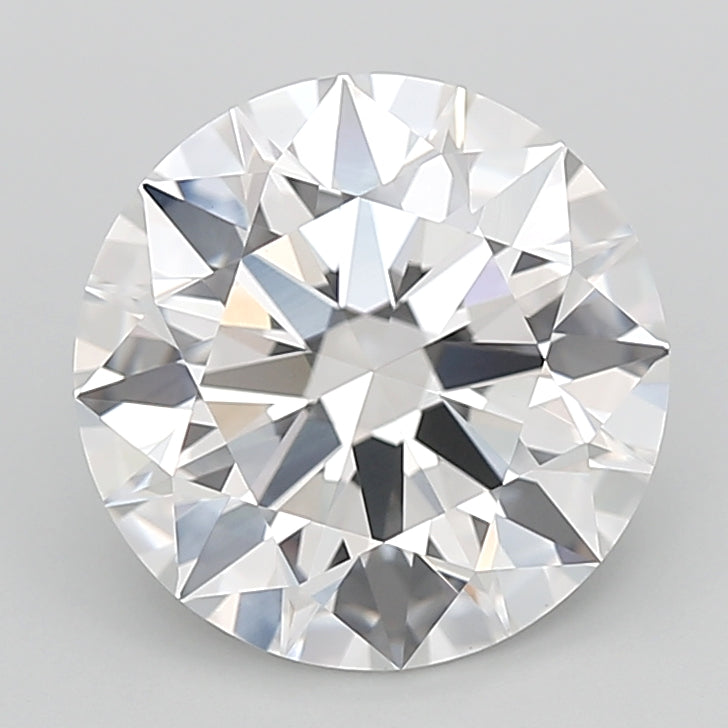 6.06 Carat Round Shaped, Ideal Cut, F Color, VVS2 Clarity, IGI Certified Lab Grown Diamond
