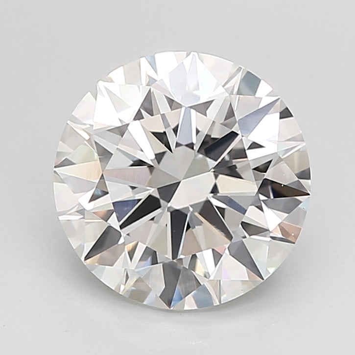 3.00 Carat Round Shaped, Ideal Cut, F Color, VVS2 Clarity, IGI Certified Lab Grown Diamond