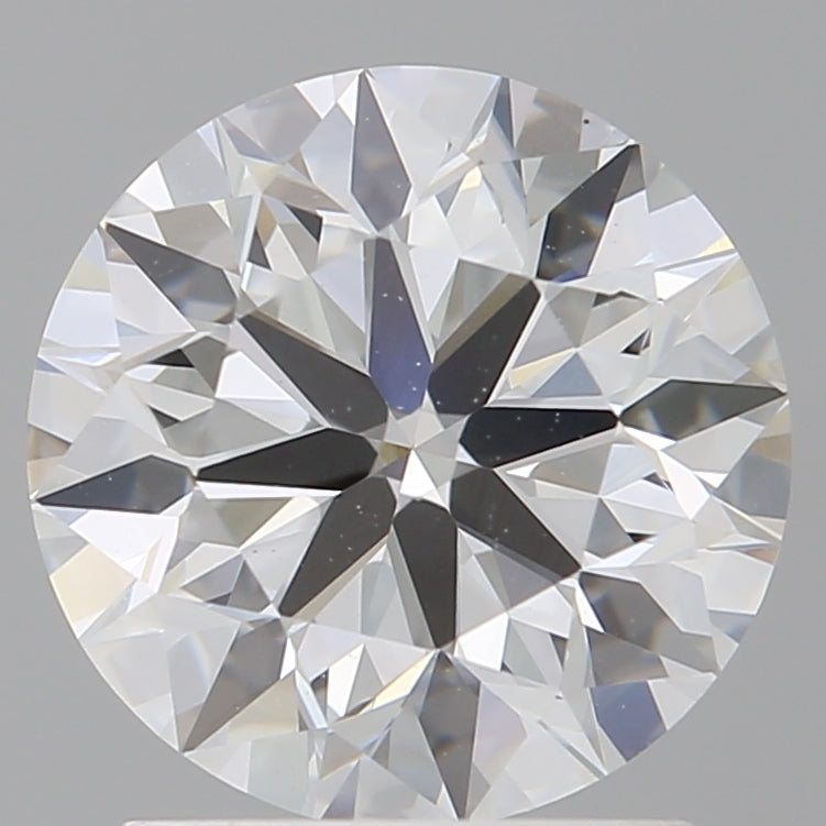1.97 Carat Round Shaped, Ideal Cut, E Color, VS1 Clarity, IGI Certified Lab Grown Diamond