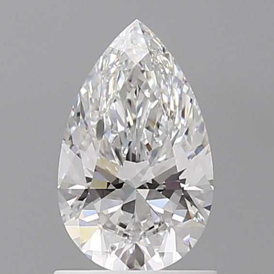 1.10 Carat Pear Shaped, Ideal Cut, D Color, VVS2 Clarity, IGI Certified Lab Grown Diamond