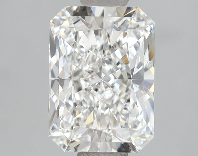 1.61 Carat Radiant Shaped, Excellent Cut, F Color, VVS2 Clarity, IGI Certified Lab Grown Diamond