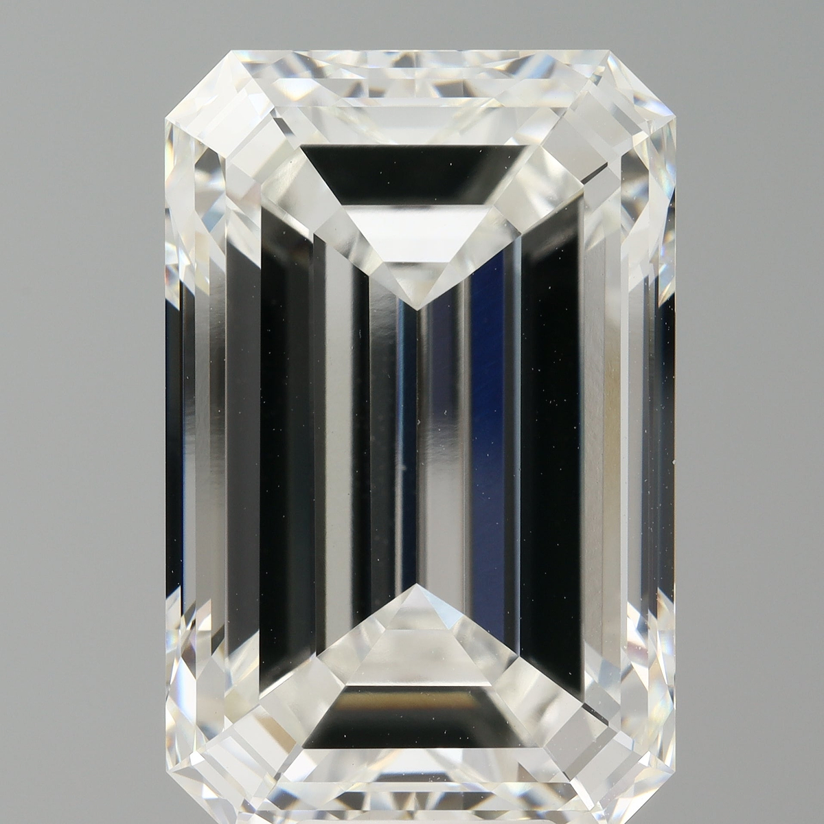 12.54 Carat Emerald Shaped, Ideal Cut, F Color, VVS2 Clarity, IGI Certified Lab Grown Diamond