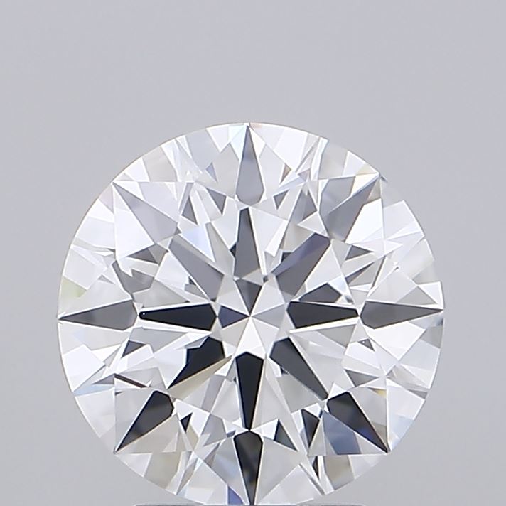 2.86 Carat Round Shaped, Ideal Cut, D Color, IF Clarity, IGI Certified Lab Grown Diamond
