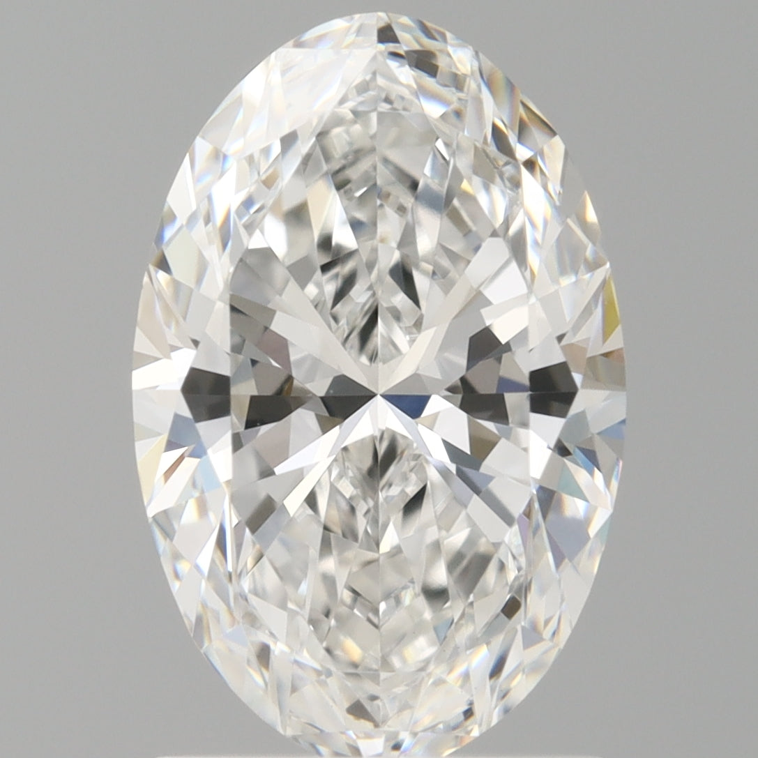 1.59 Carat Oval Shaped, Ideal Cut, E Color, VVS2 Clarity, IGI Certified Lab Grown Diamond