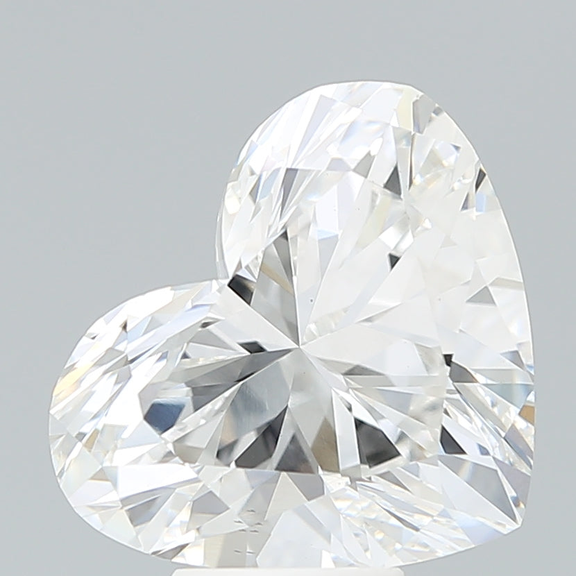 7.31 Carat Heart Shaped, Ideal Cut, E Color, VS2 Clarity, IGI Certified Lab Grown Diamond