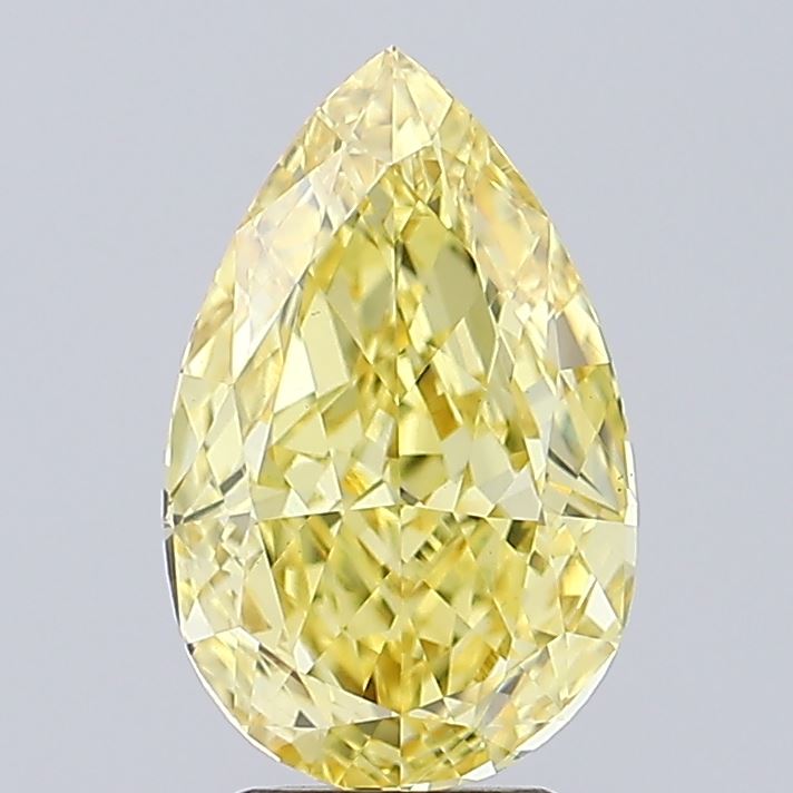 2.56 Carat Pear Shaped, Ideal Cut, VS1 Clarity, IGI Certified Lab Grown Diamond